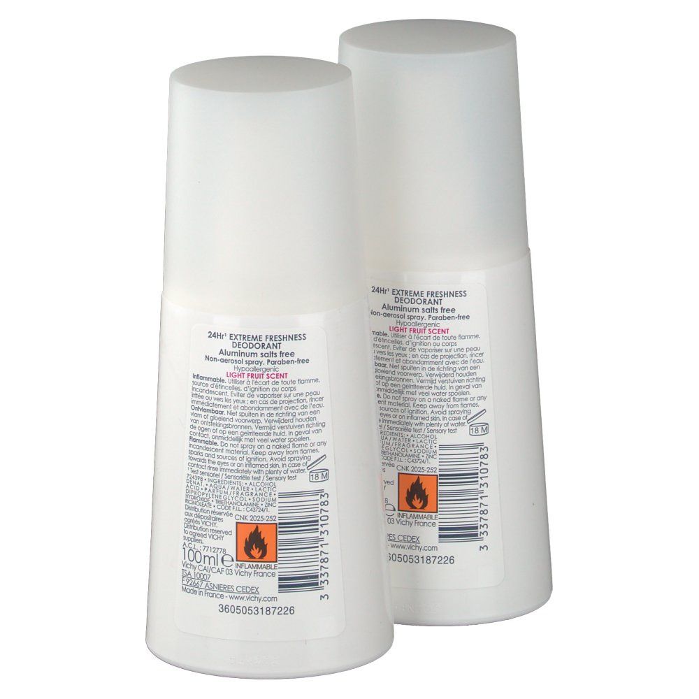 Vichy Deodorant Extreme Frisheid Fruitgeur Duo Promo