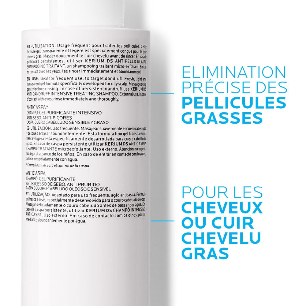 La Roche Posay Kerium Shampooing Gel Antipelliculaire