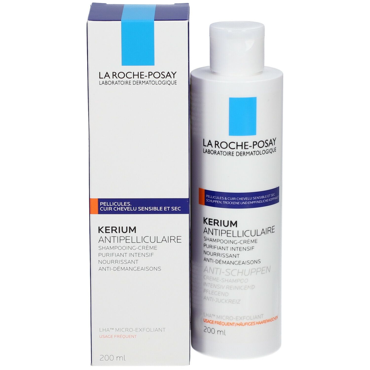 La Roche Posay Kerium Shampooing-Crème Antipelliculaire