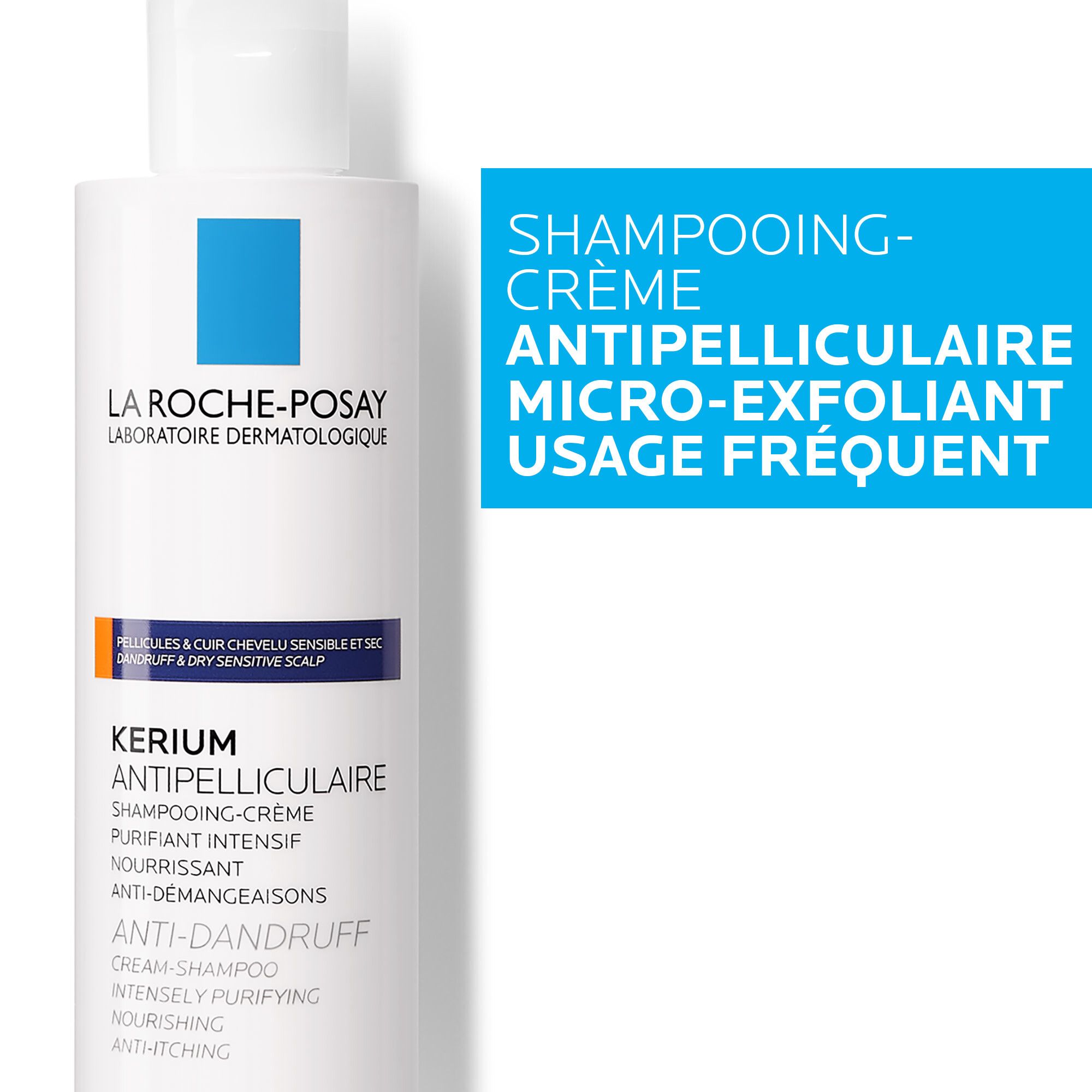 La Roche Posay Kerium Shampooing-Crème Antipelliculaire
