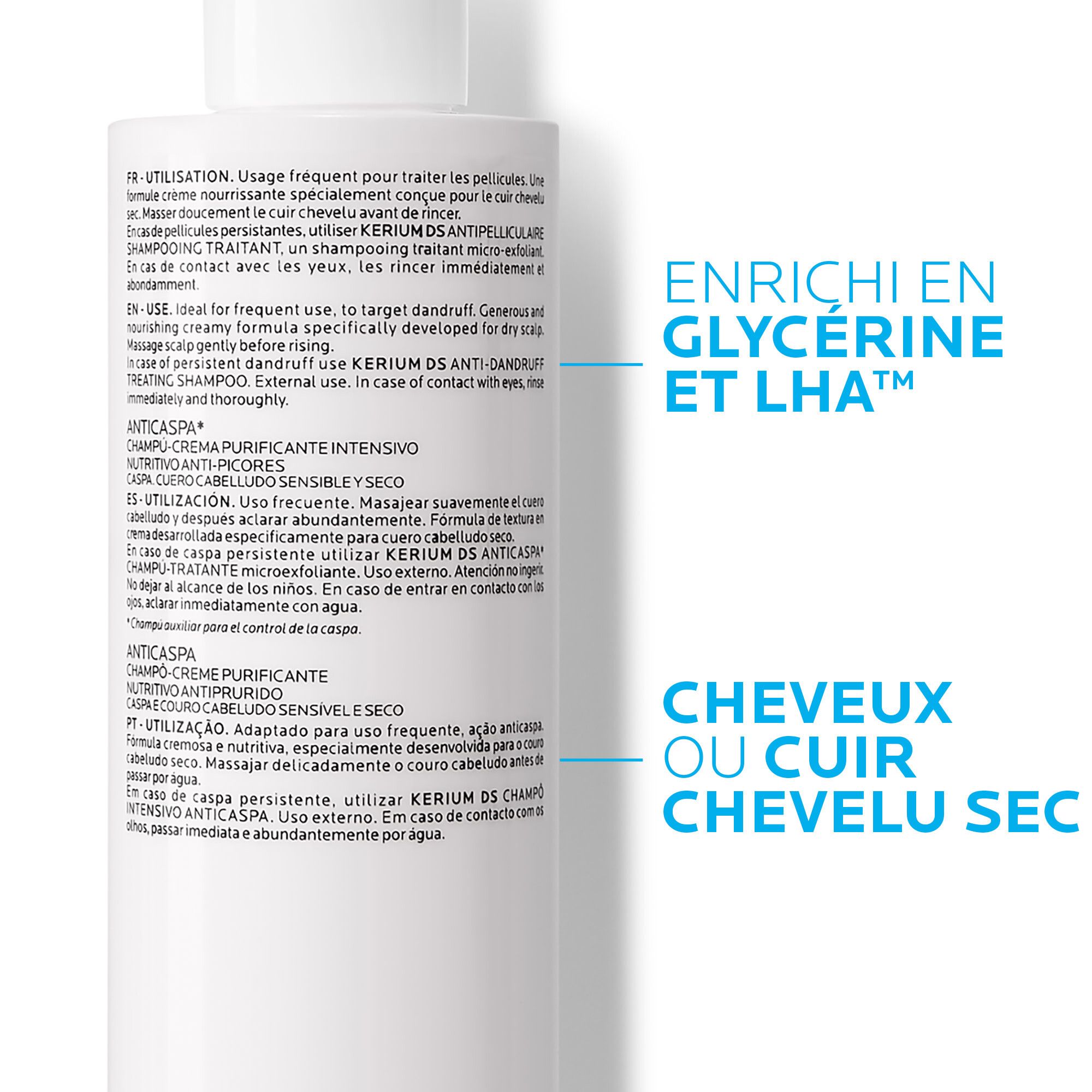La Roche Posay Kerium Shampooing-Crème Antipelliculaire
