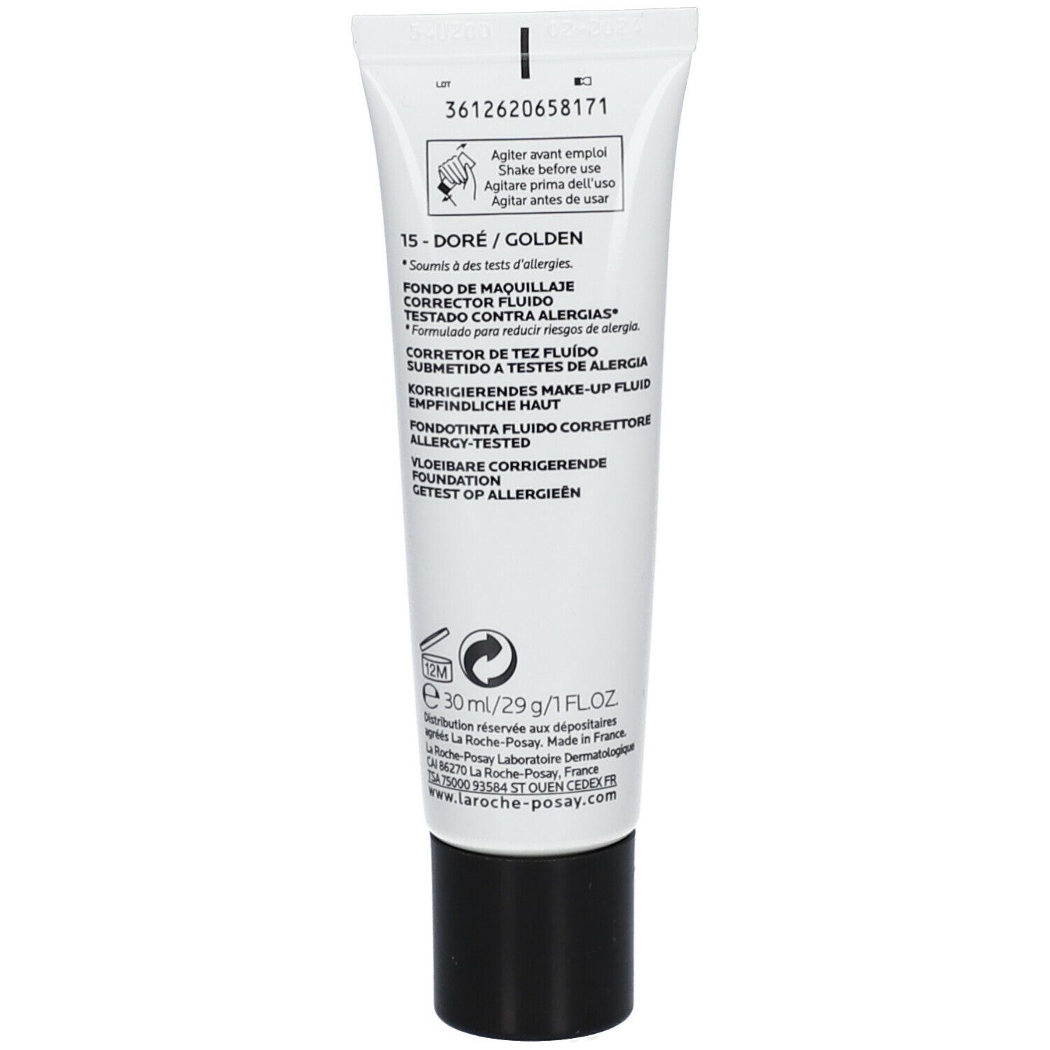 La Roche-Posay Toleriane Korregierendes Make-Up Fluid Doré Nr. 15