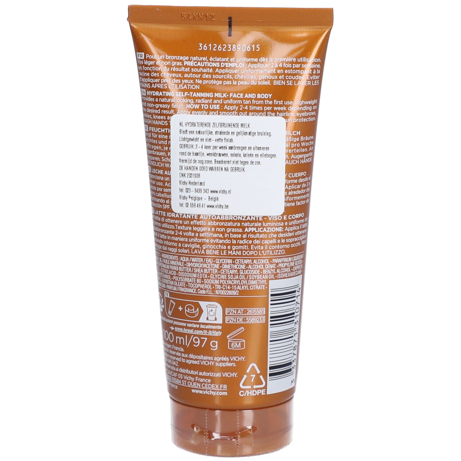 VICHY Idéal Soleil Autobronzant Lait Hydratant Visage et Corps