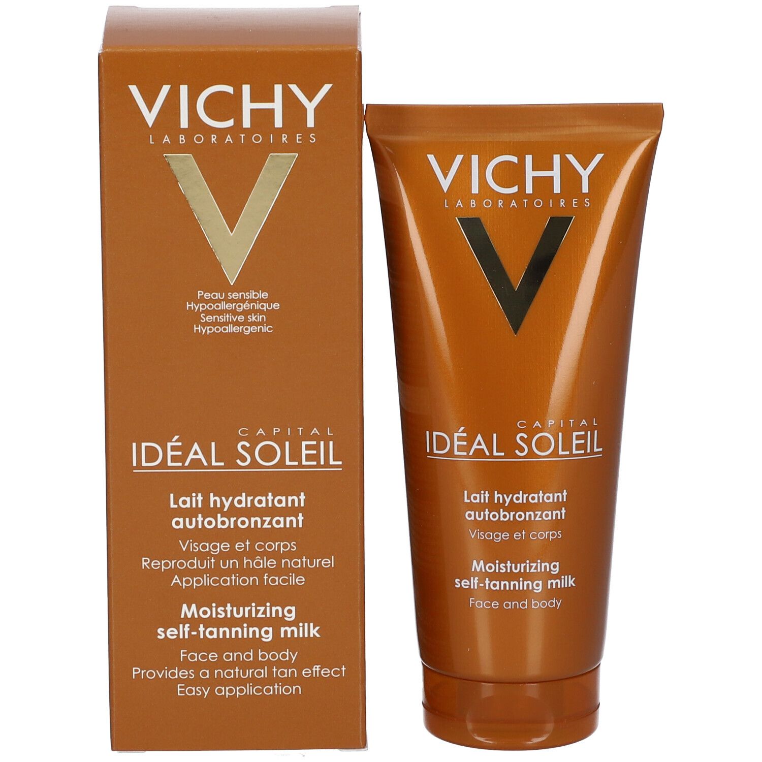 VICHY Idéal Soleil Selbstbräuner-Milch für Gesicht und Körper