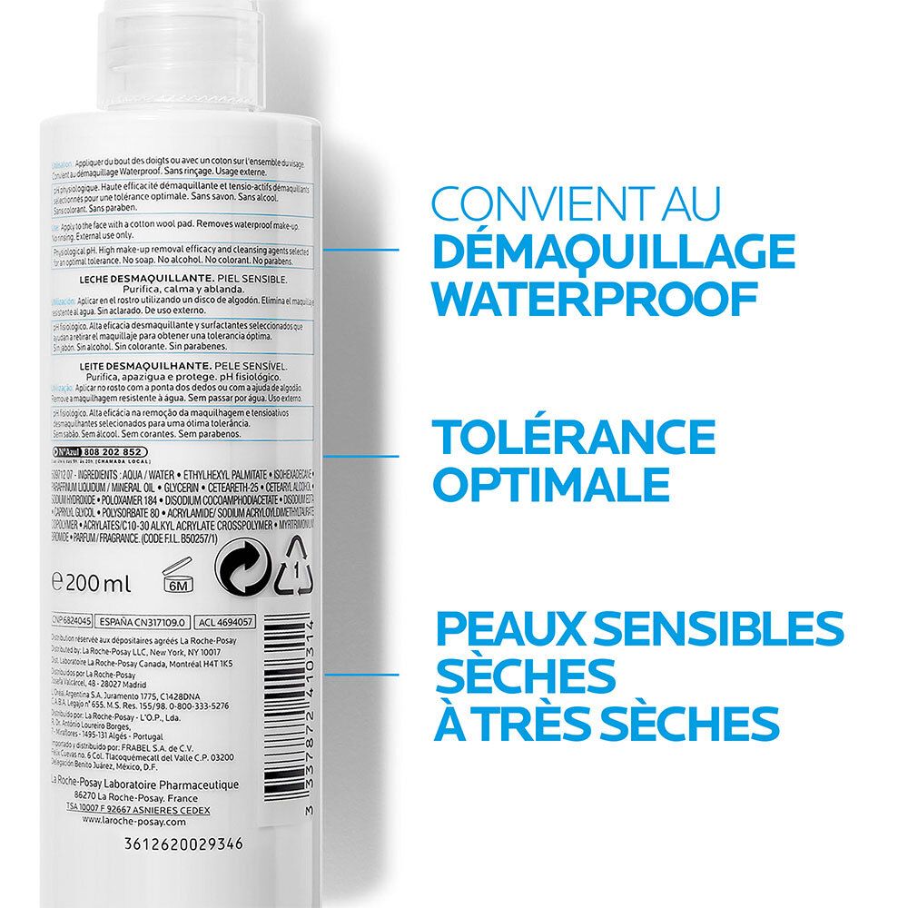 La Roche-Posay Lait Démaquillant Physiologique