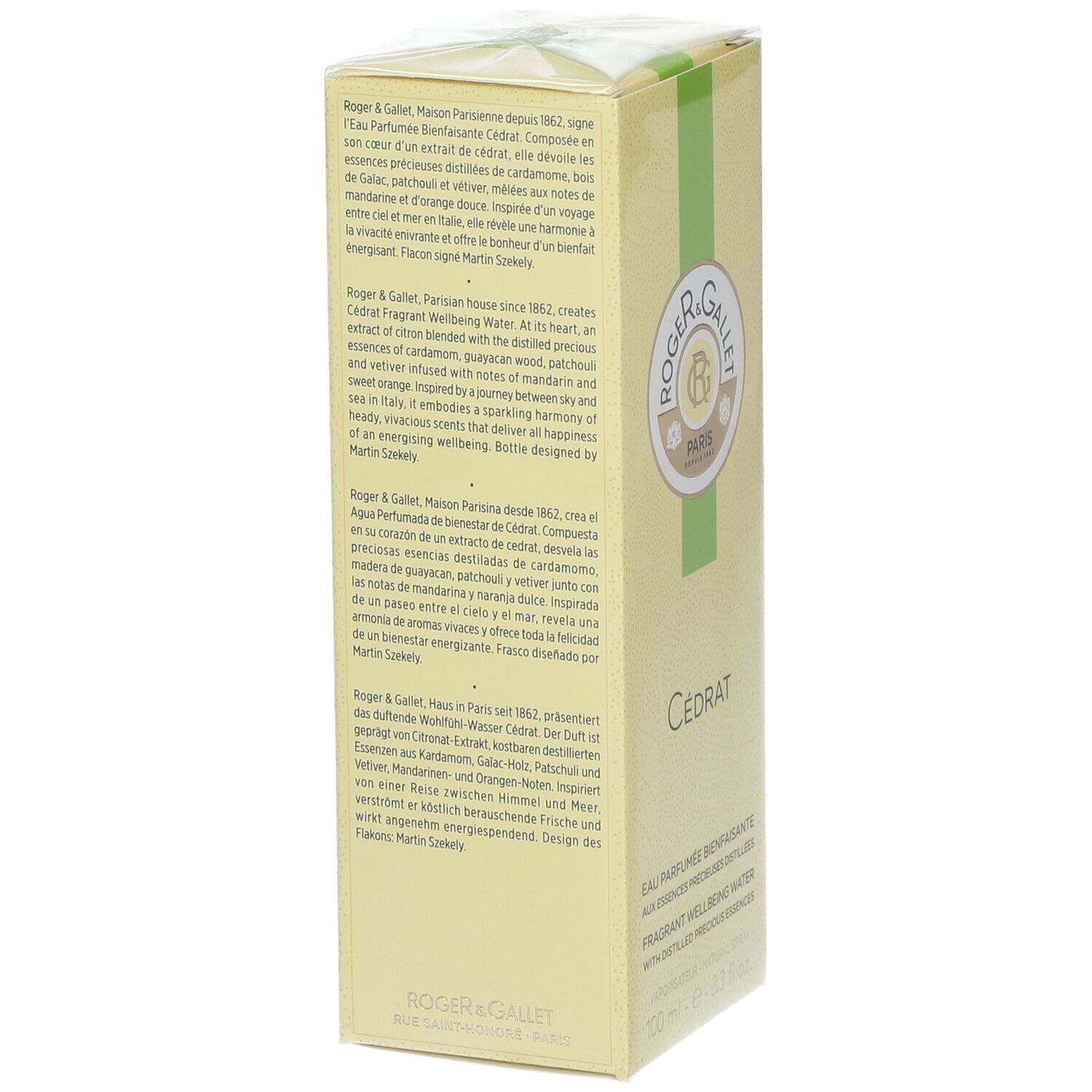 Roger & Gallet Cédrat Wohltuend Energiespendender Duft
