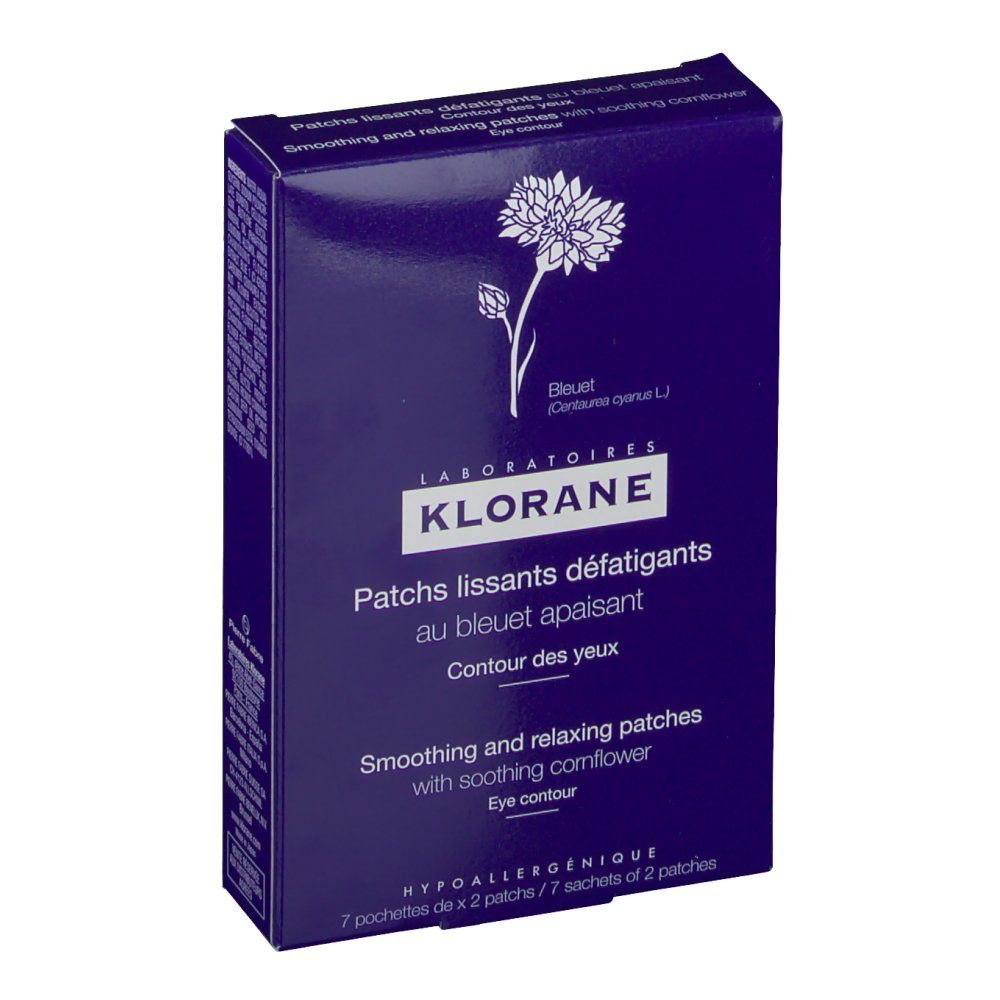 KLORANE Augenpatches mit beruhigender Kornblume