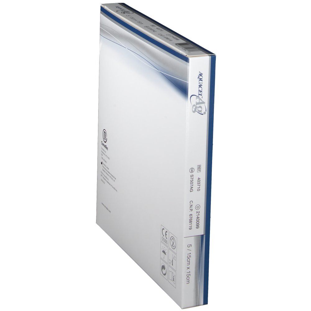 Aquacel Ag Pansement Hydrofiber™ Sterile 15cm x 15cm