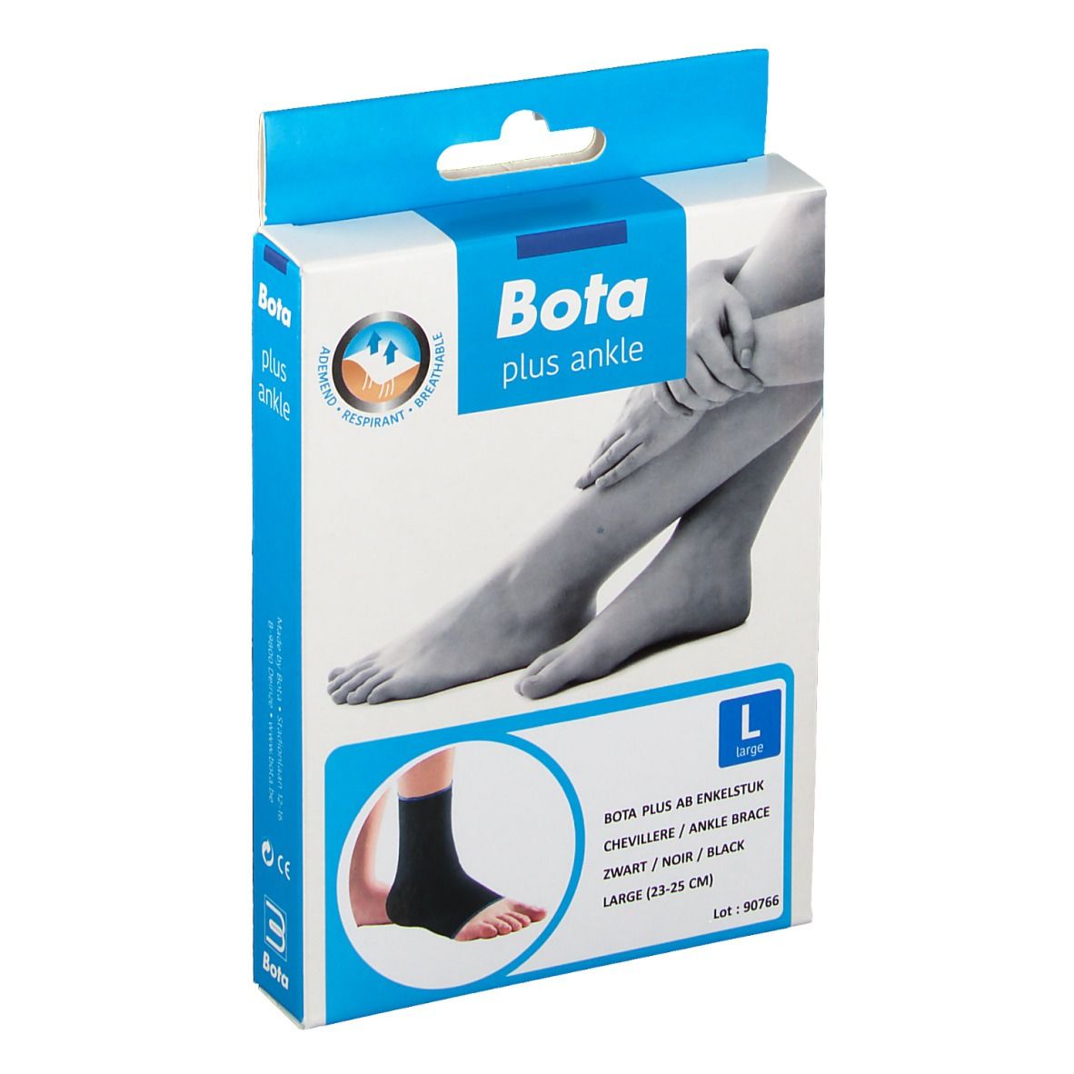 Bota Plus AB Knöchelbandage schwarz Gr. L 23-25 cm