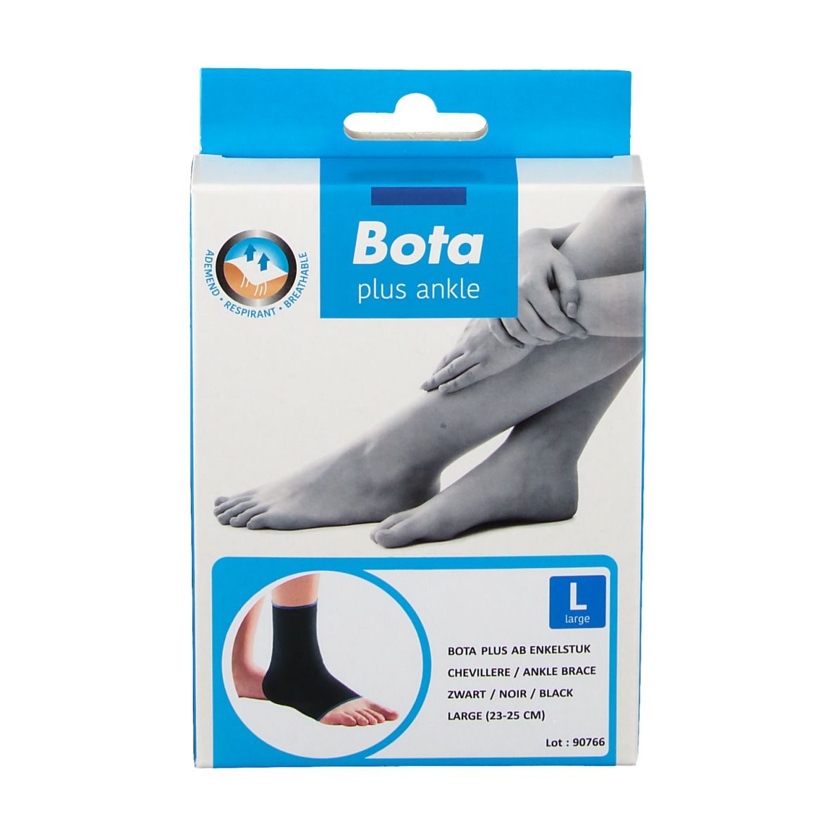 Bota Plus AB Knöchelbandage schwarz Gr. L 23-25 cm