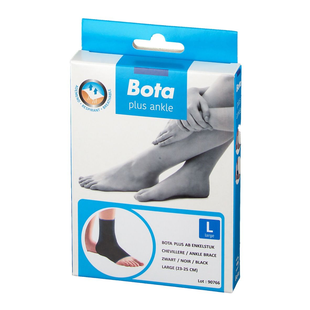 Bota Plus AB Knöchelbandage schwarz Gr. L 23-25 cm