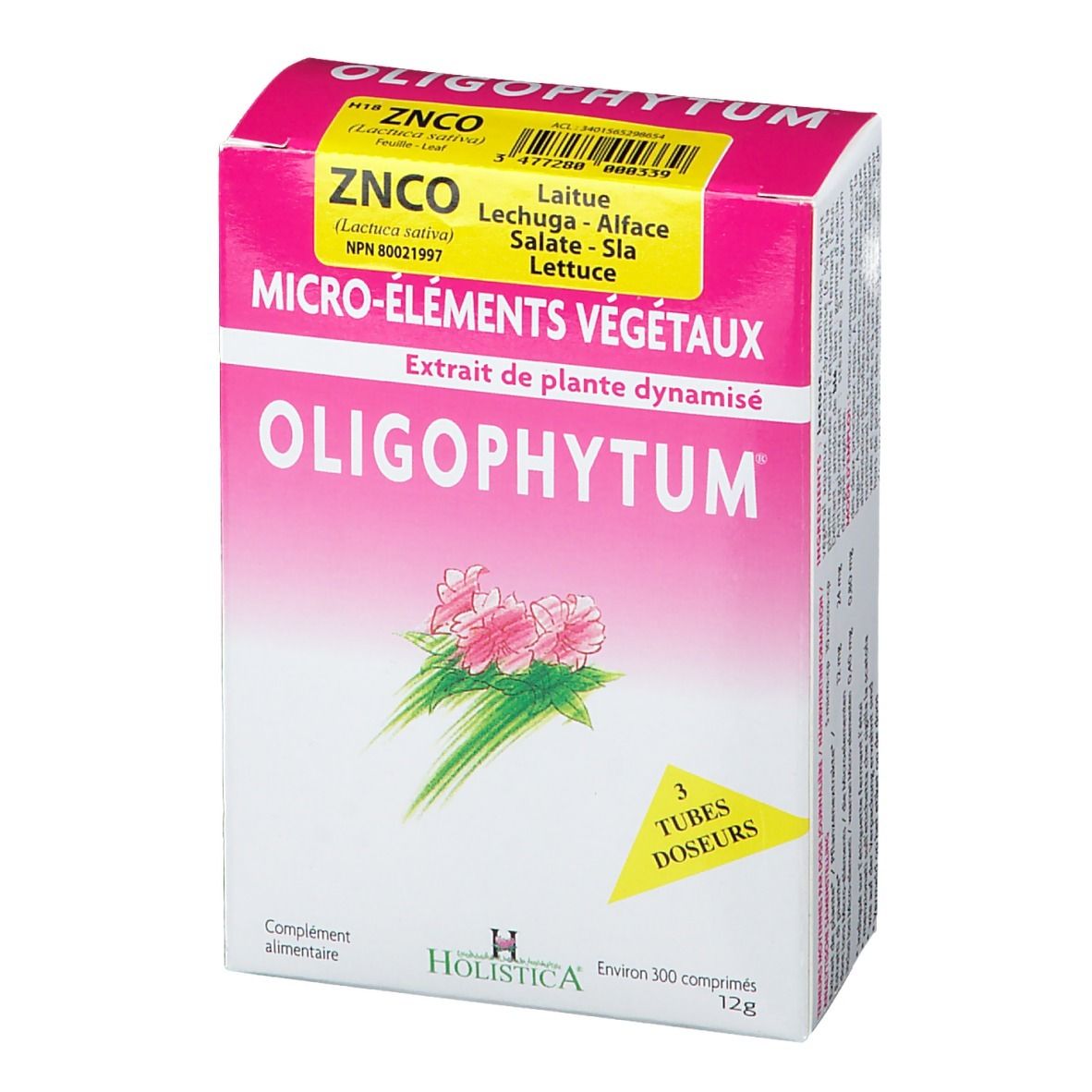 HOLISTICA® OLIGOPHYTUM® MICRO-ÉLÉMENTS VÉGÉTAUX Laitue