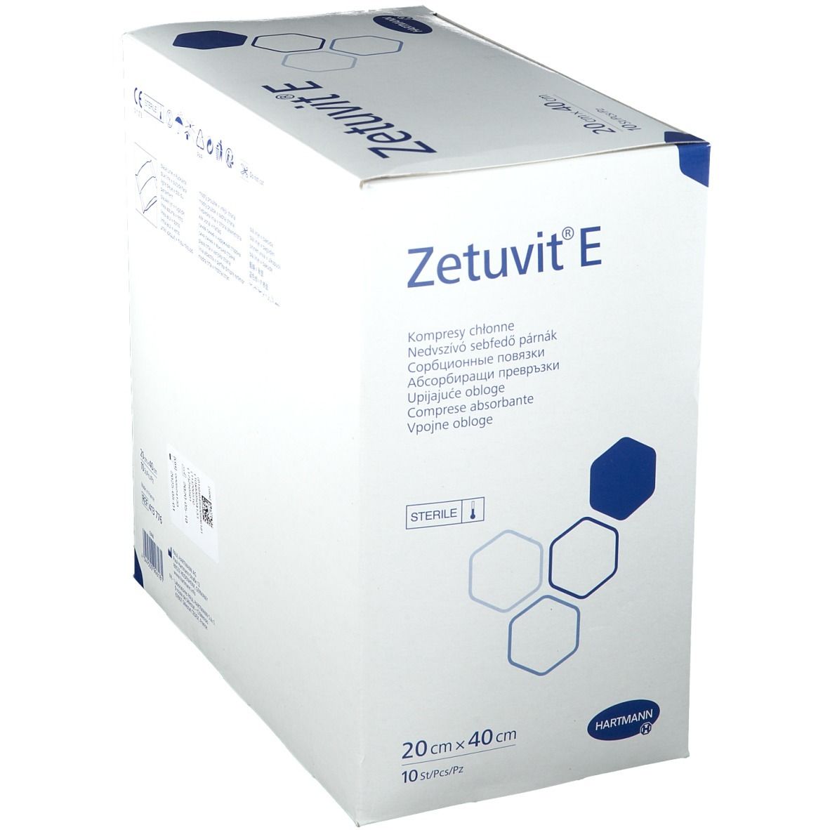 Hartmann Zetuvit E Stérile 20 x 40cm 413776