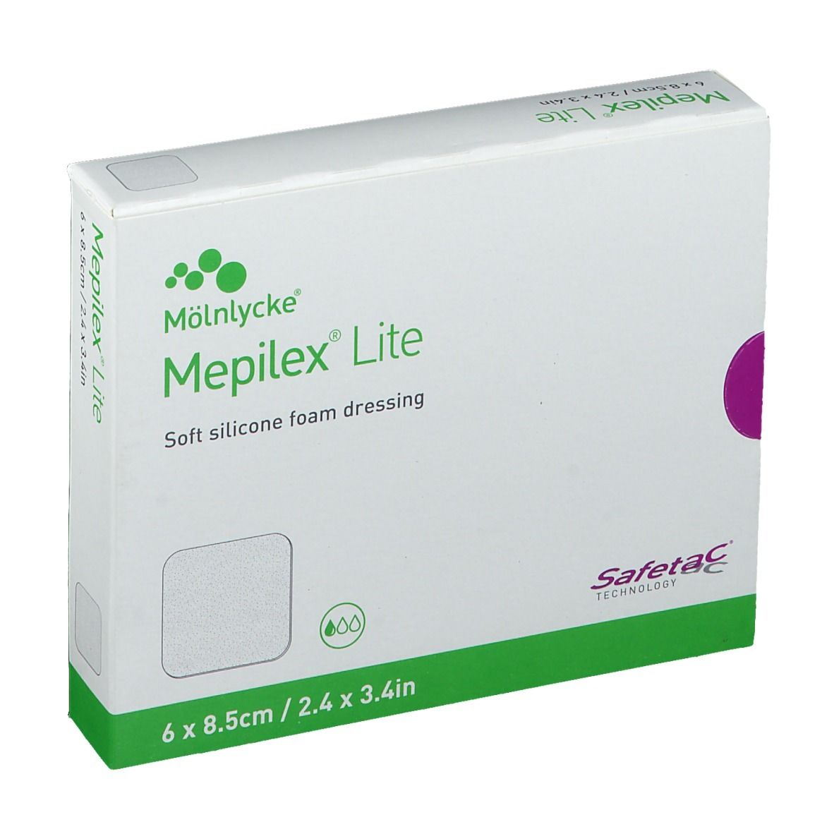 Mepilex® Lite 6 x 8,5 cm