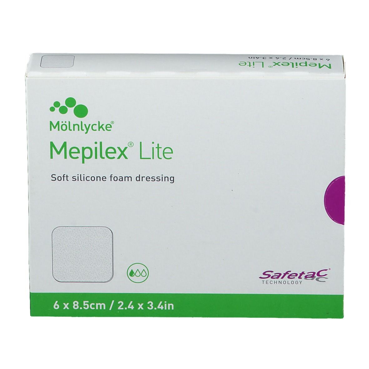 Mepilex® Lite 6 x 8,5 cm