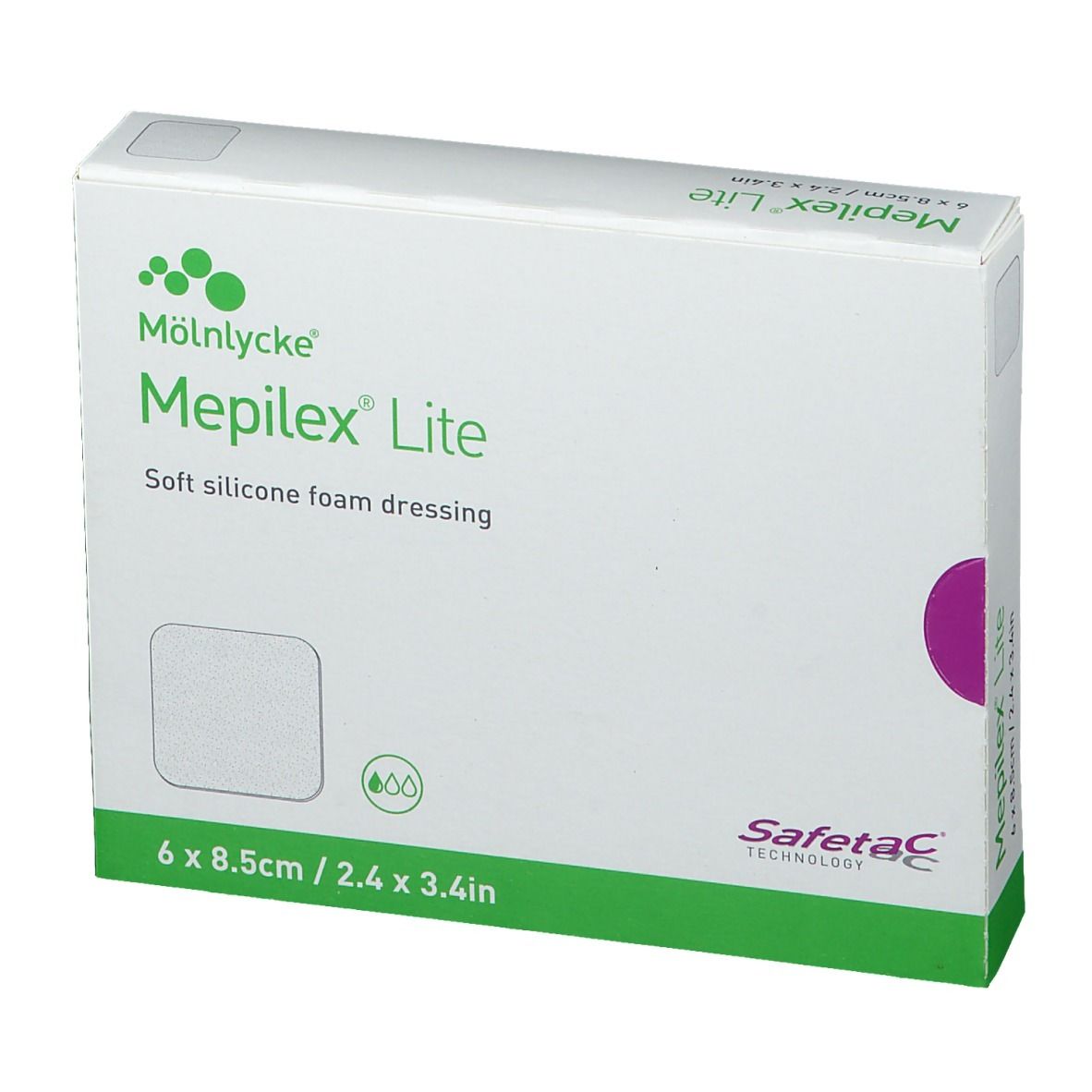 Mepilex® Lite 6 x 8,5 cm