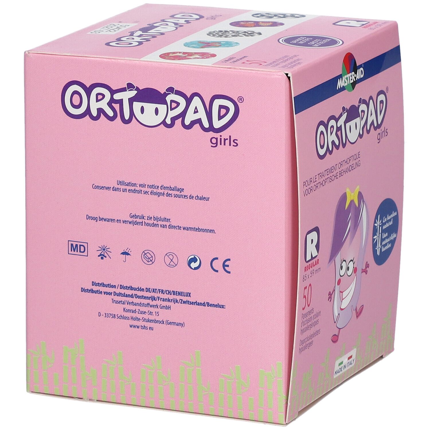 MASTER-AID® ORTOPAD® Girls Regular Augenpflaster 5+ Jahre