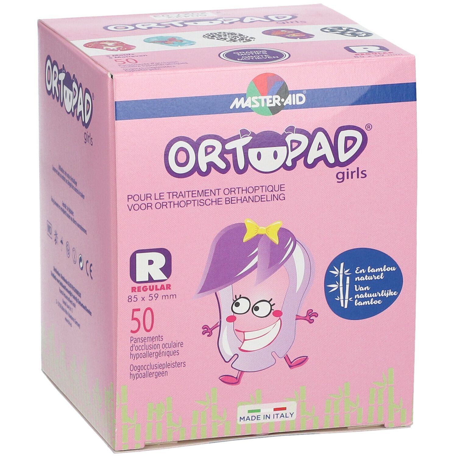 MASTER-AID® ORTOPAD® Girls Regular Augenpflaster 5+ Jahre