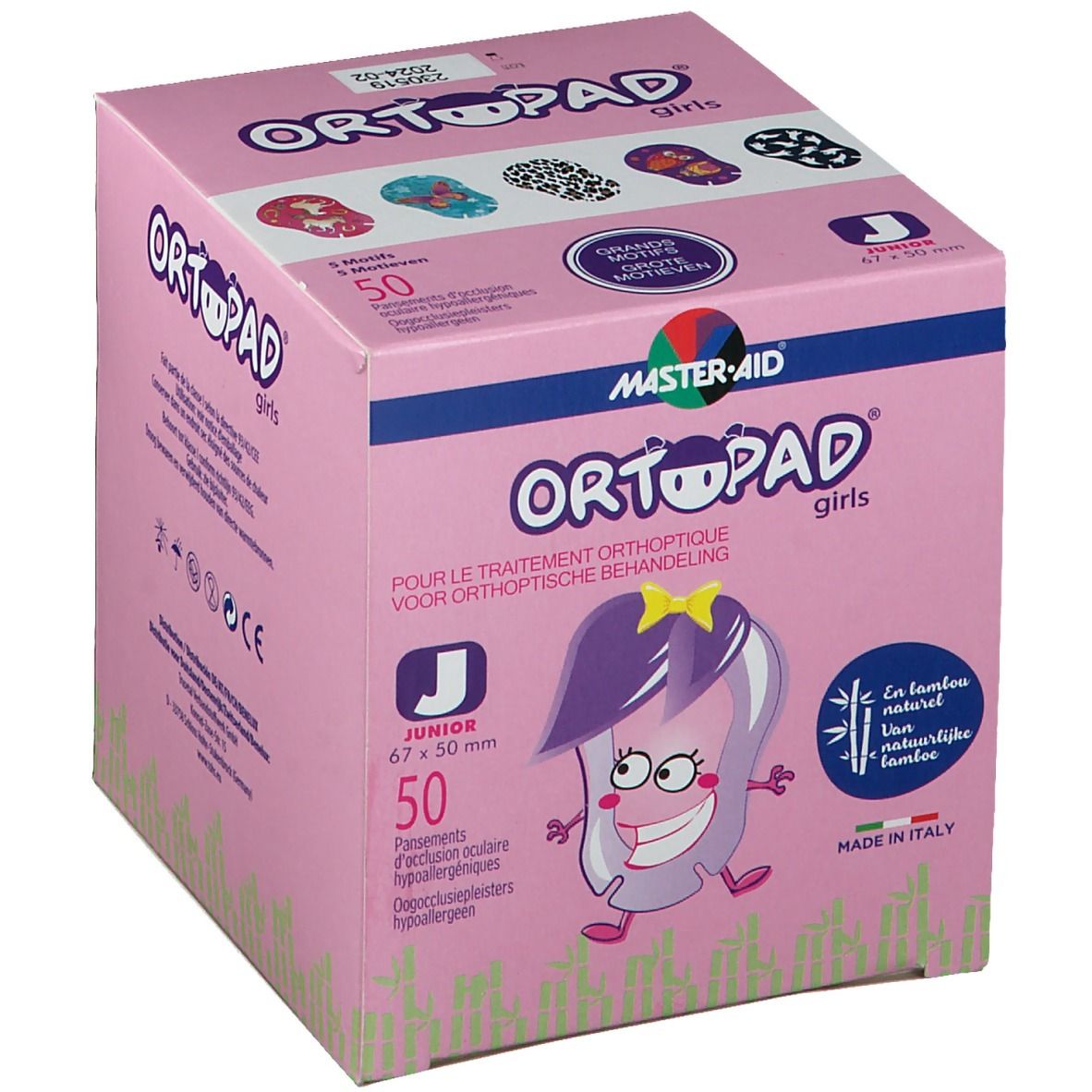 MASTER-AID® ORTOPAD® Soft Girls Junior Augenpflaster 0 - 2 Jahre