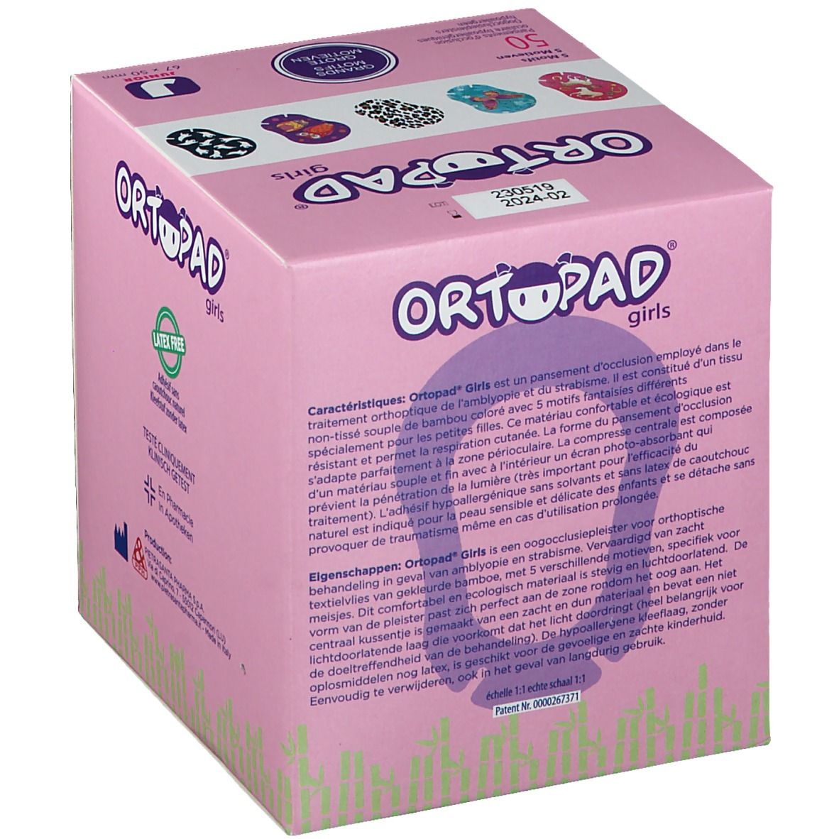 MASTER-AID® ORTOPAD® Soft Girls Junior Augenpflaster 0 - 2 Jahre