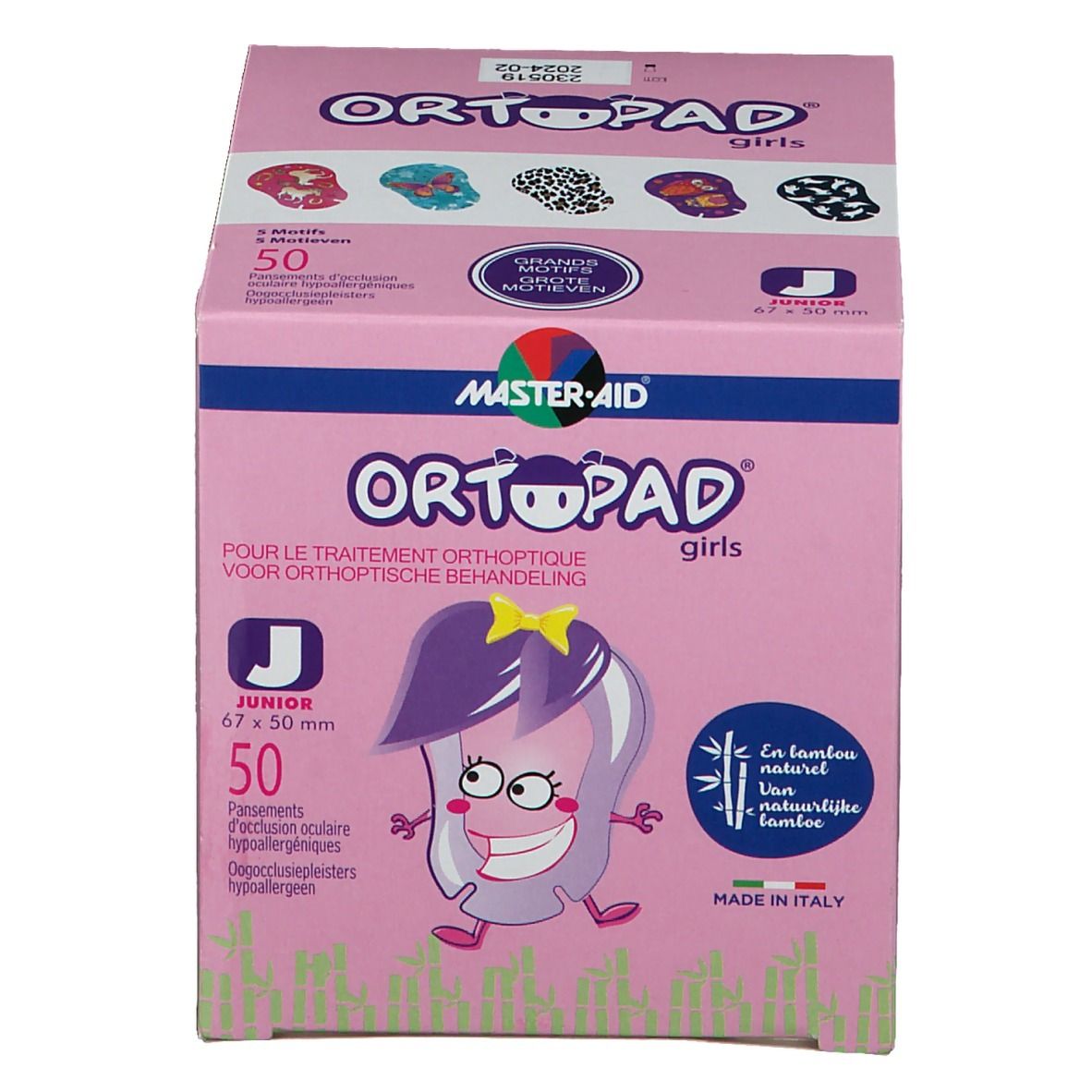 MASTER-AID® ORTOPAD® Soft Girls Junior Augenpflaster 0 - 2 Jahre