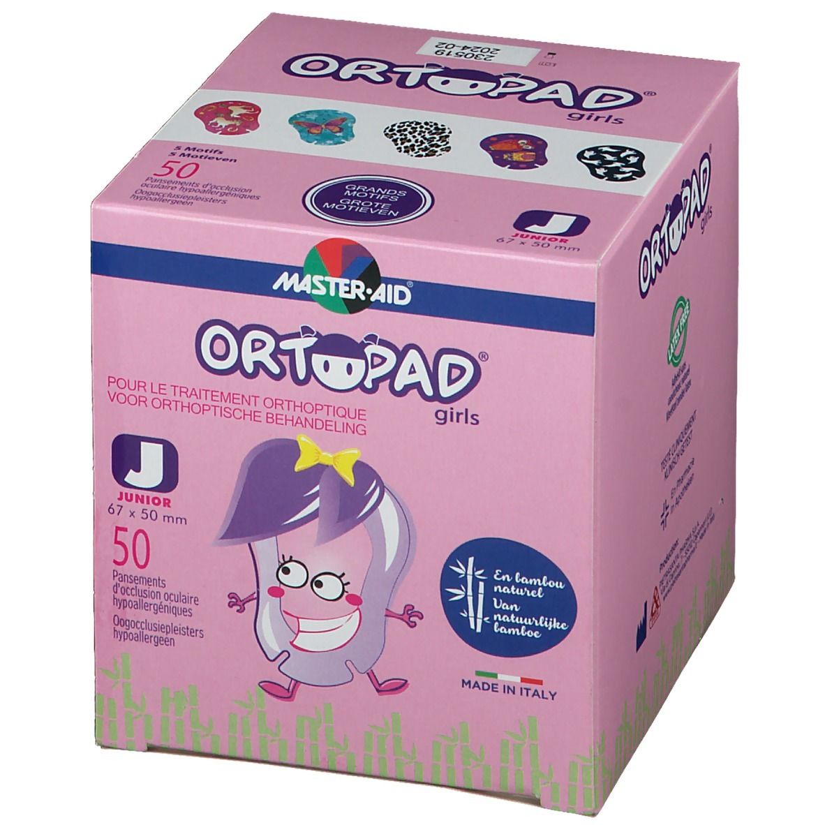 MASTER-AID® ORTOPAD® Soft Girls Junior Augenpflaster 0 - 2 Jahre