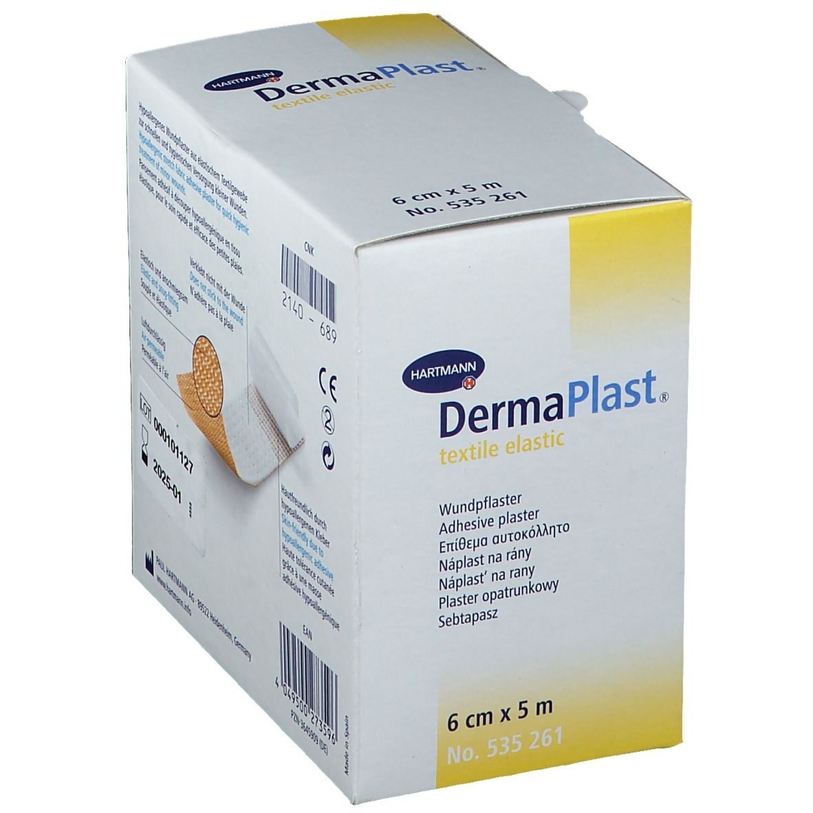 DermaPlast® textile elastic 6 cm x 5 m
