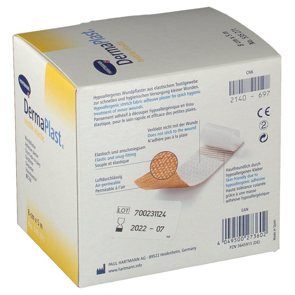 DermaPlast® textile elastic 8 cm x 5 m