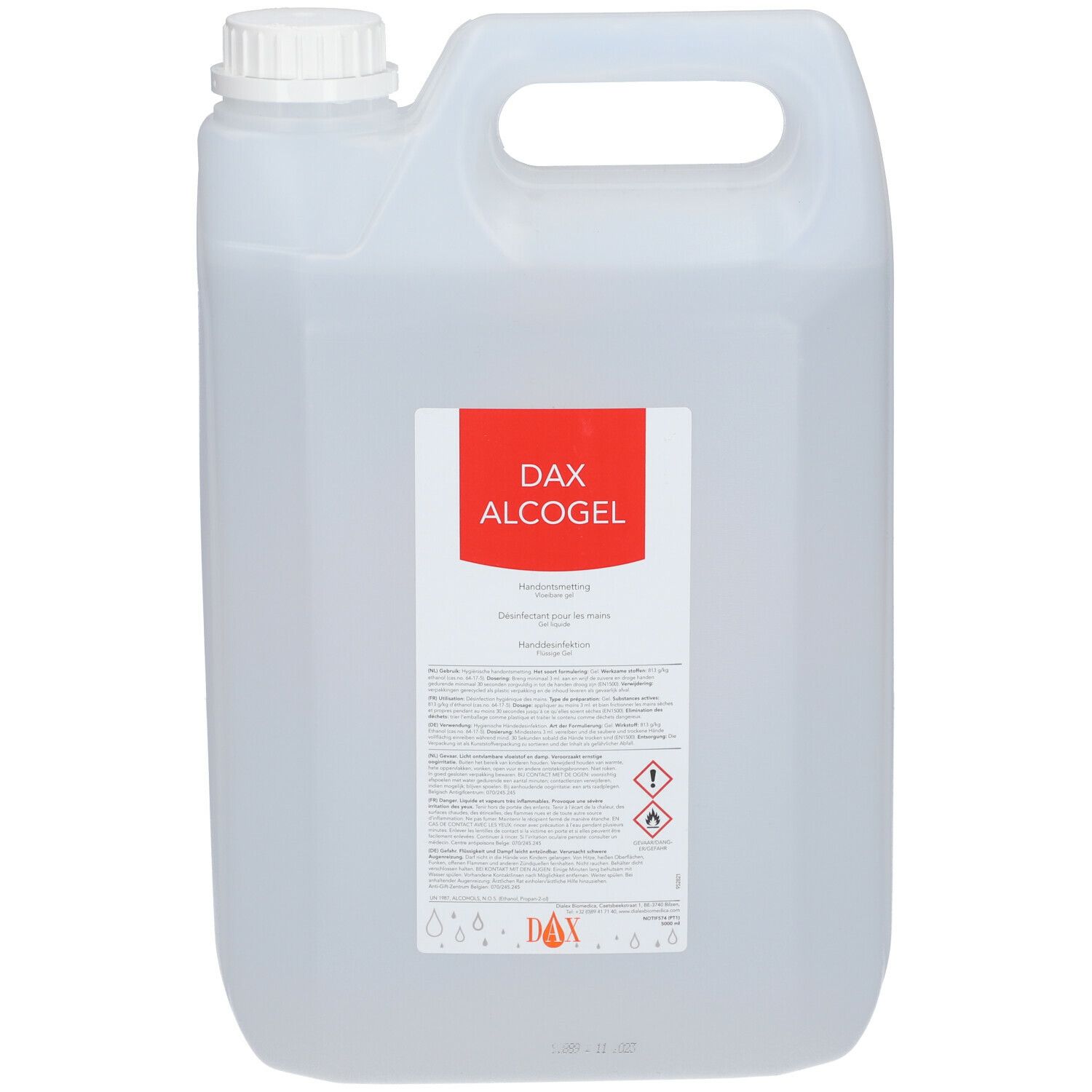 DAX ALCOGEL Handdesinfektion