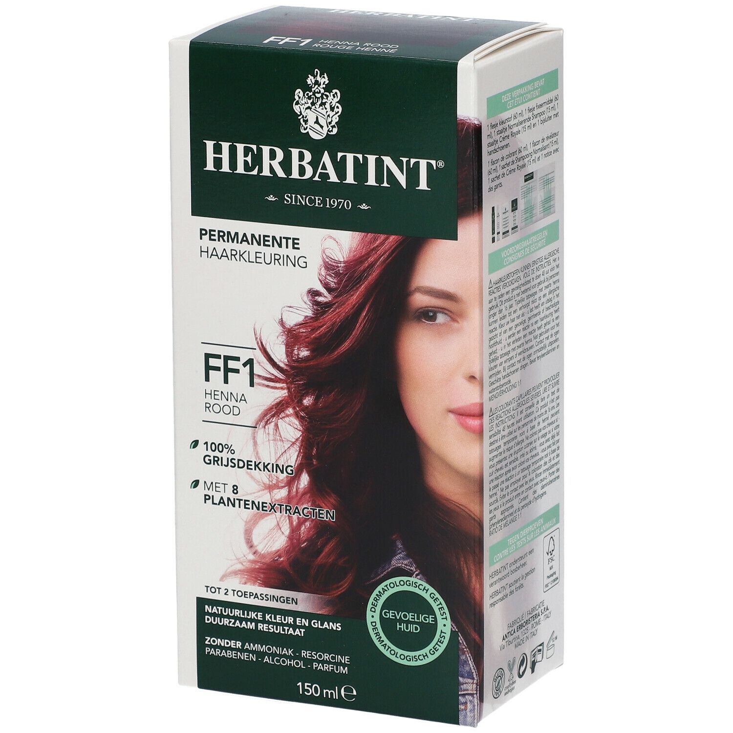 HERBATINT® permanente Haarfarbe FF1 Rouge Henné