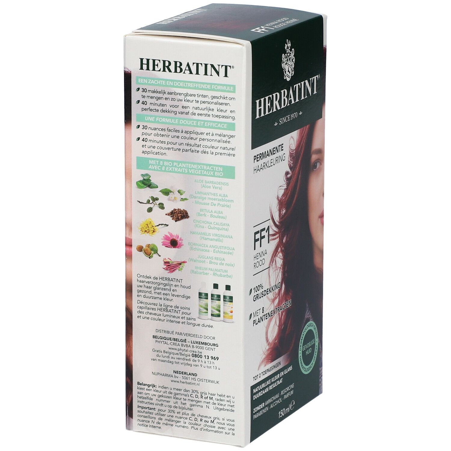 HERBATINT® permanente Haarfarbe FF1 Rouge Henné