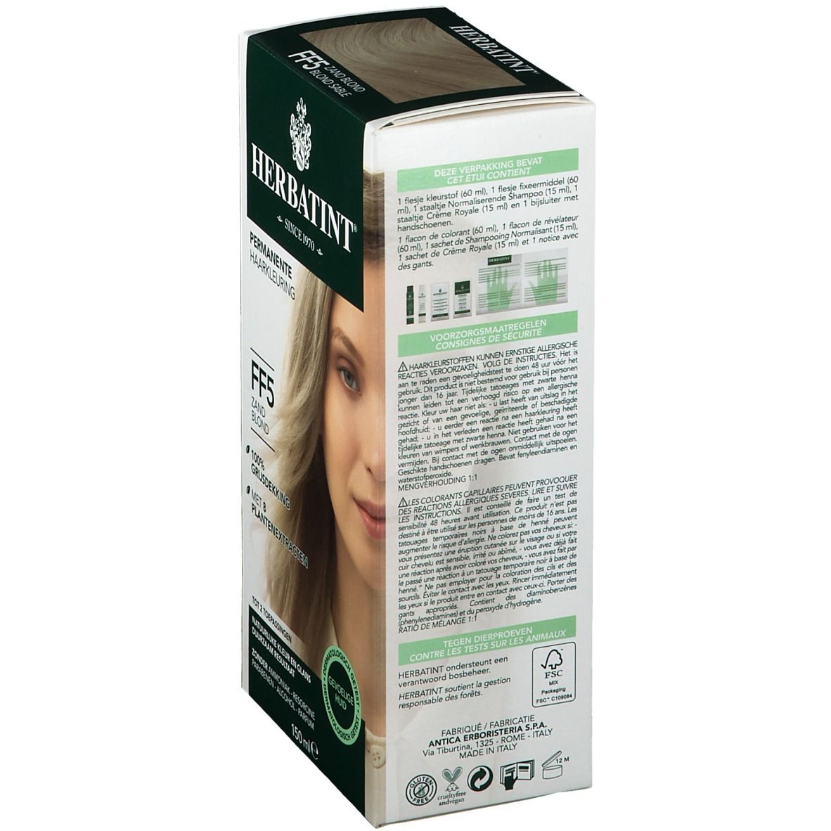 HERBATINT® Haarfarbe Flash Mode Sand Blond FF5