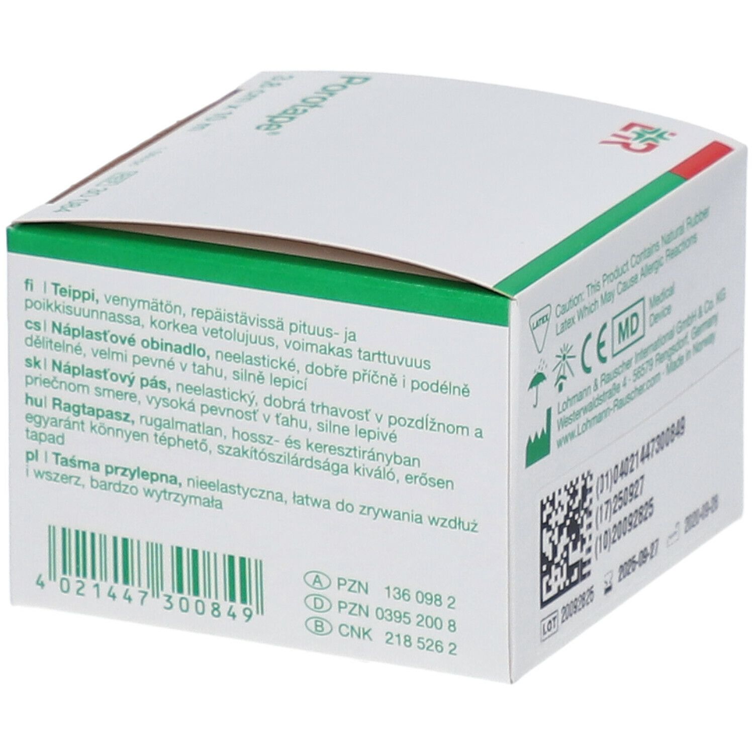 Porotape® Klebeband unelastisch