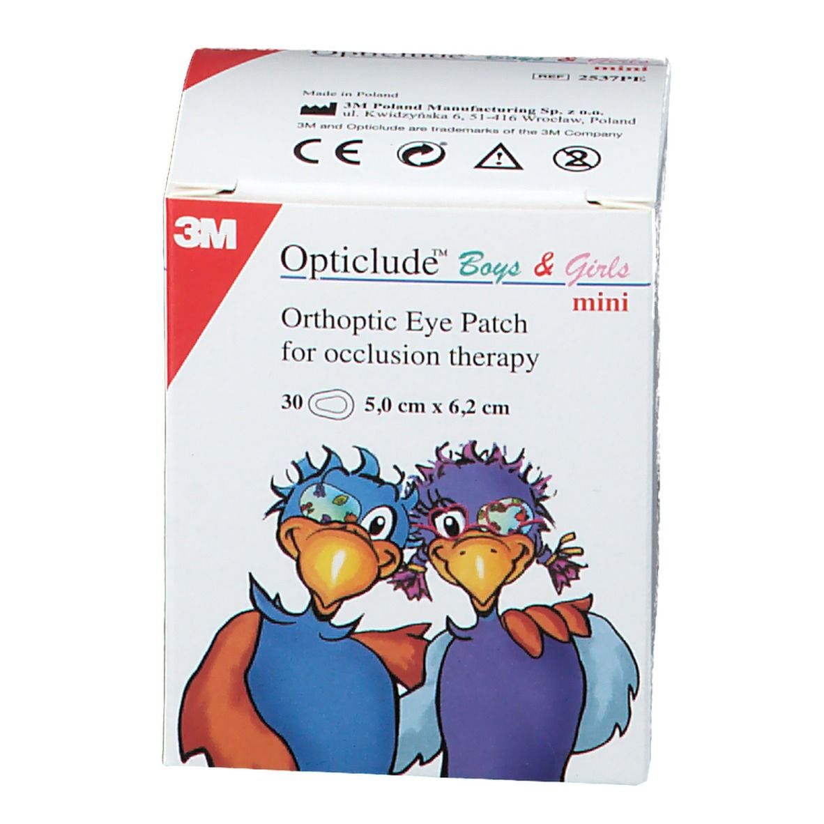 3M™ Opticlude™ Boys & Girls Augenpflaster Mini 5,0 x 6,2 cm