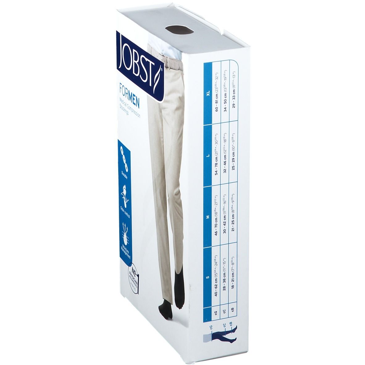 JOBST® medical LegWear for Men 20-30 mmHg schwarz Gr. L