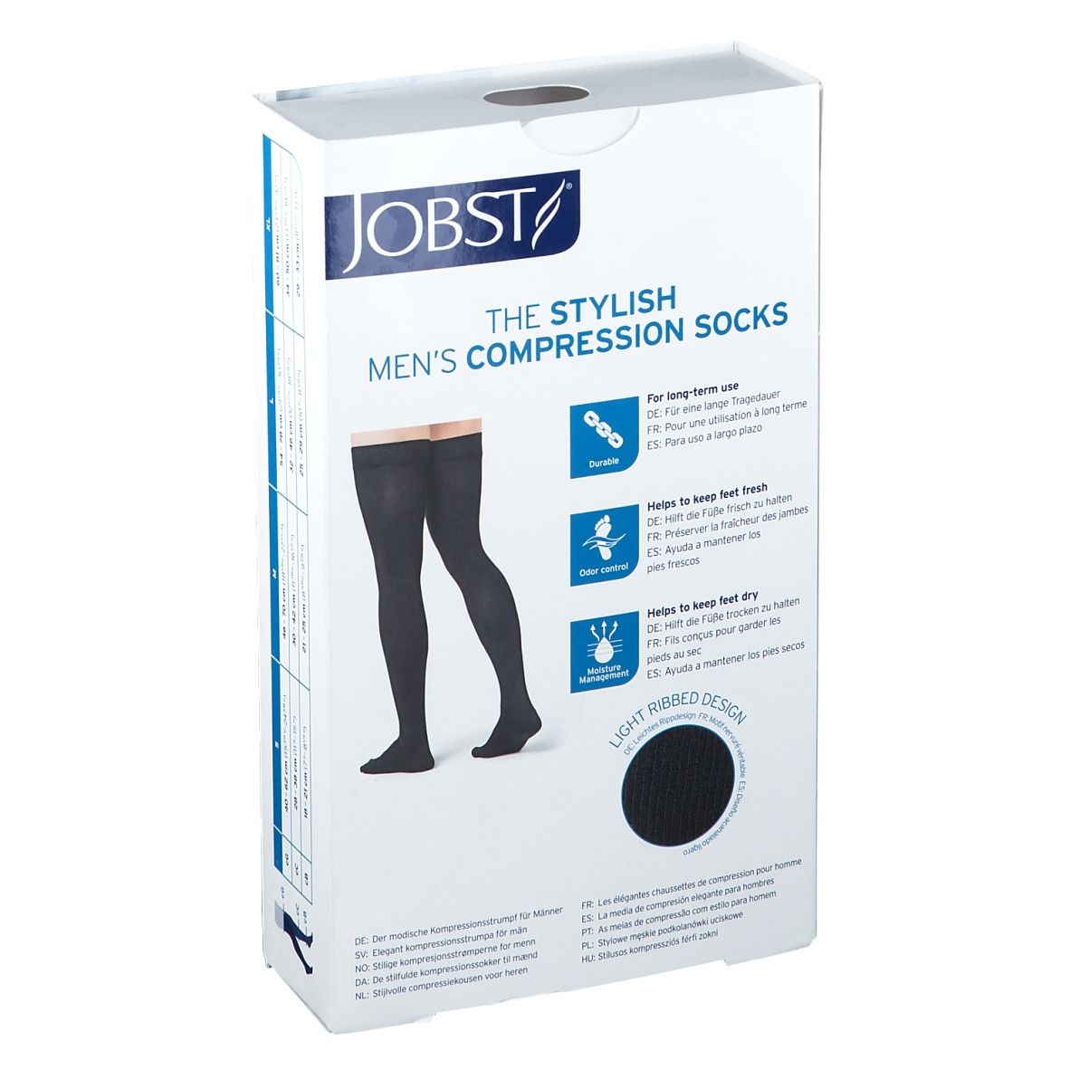 JOBST® medical LegWear for Men 20-30 mmHg schwarz Gr. L