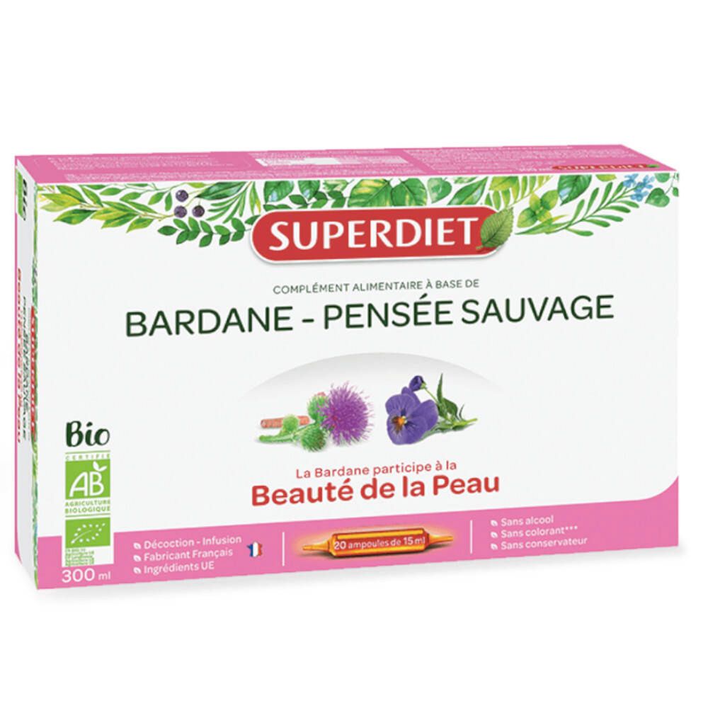 Super Diet Bardane Pensée Sauvage bio