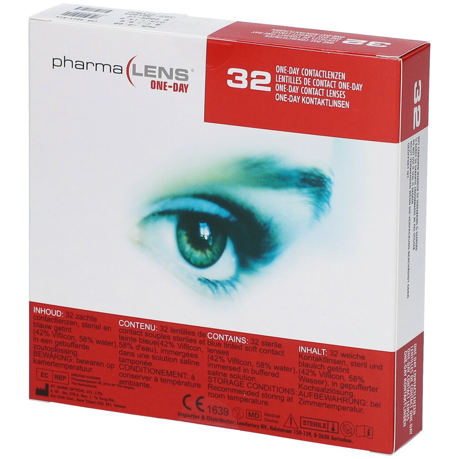 PharmaLens Tageslinsen (Dioptrie: -2.00)
