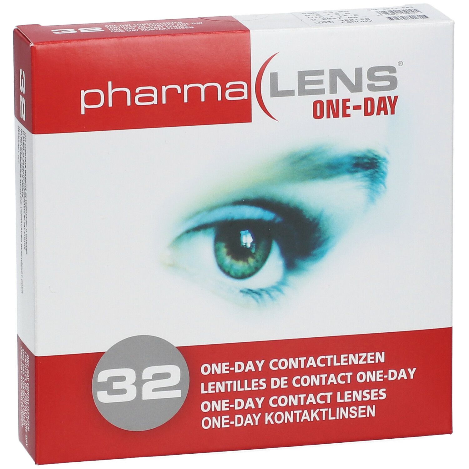 PharmaLens Tageslinsen (Dioptrie: -3.25)