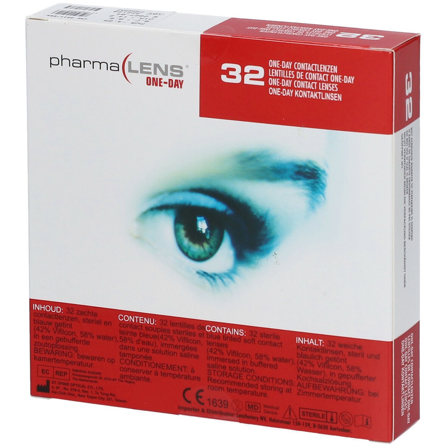 pharmaLENS® ONE-DAY Lentilles -4.25