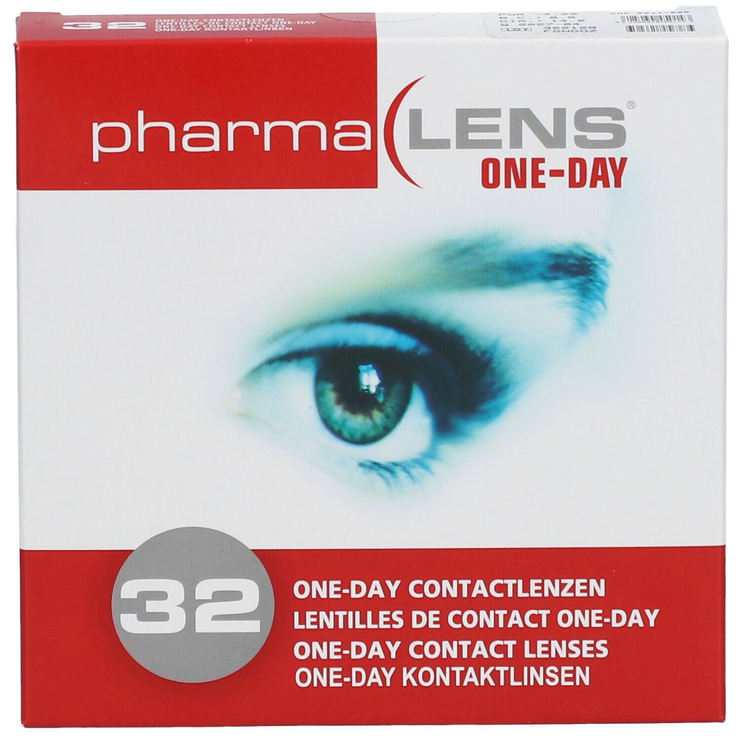 pharmaLENS® ONE-DAY Lentilles -4.25
