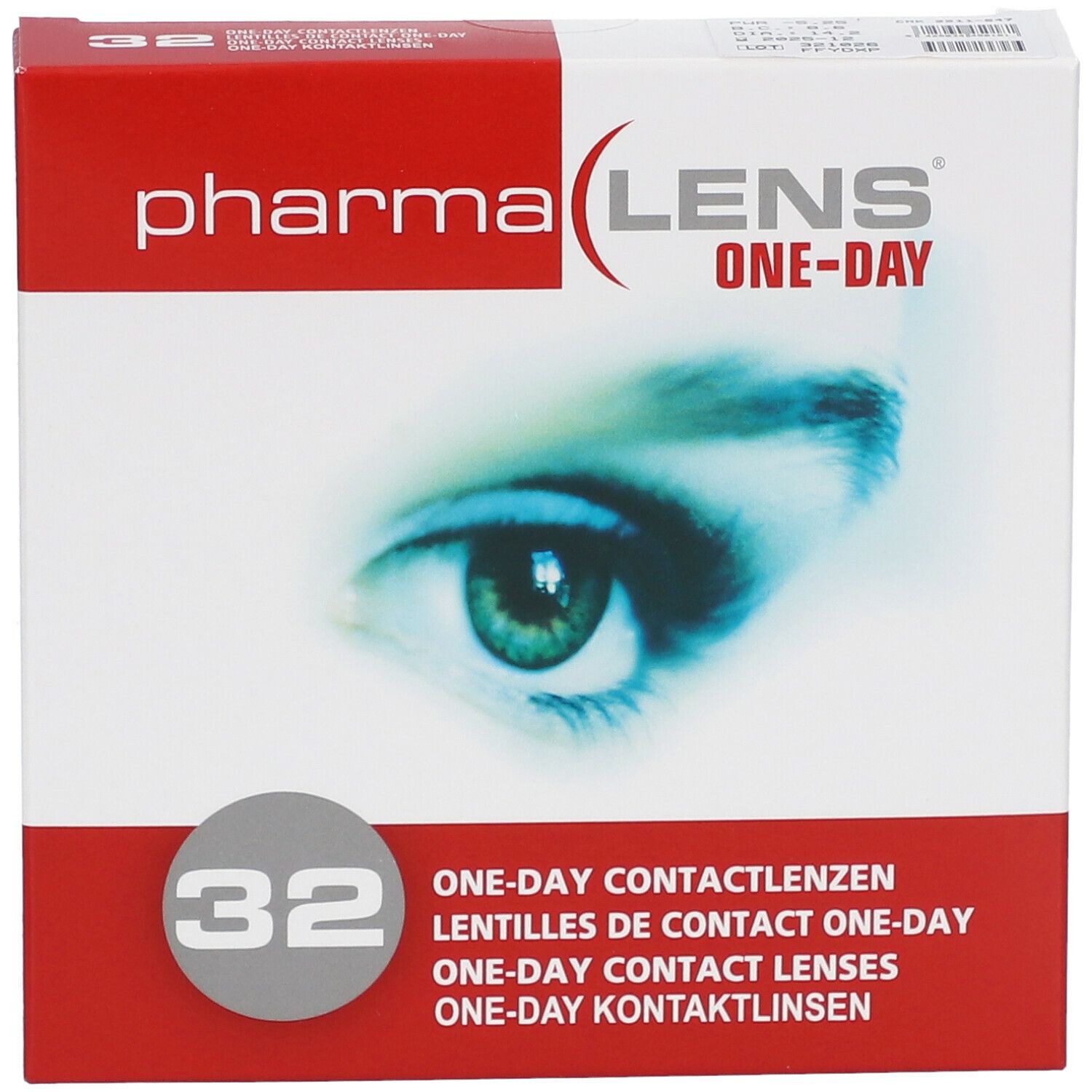 PharmaLens Tageslinsen (Dioptrie: -5.25)