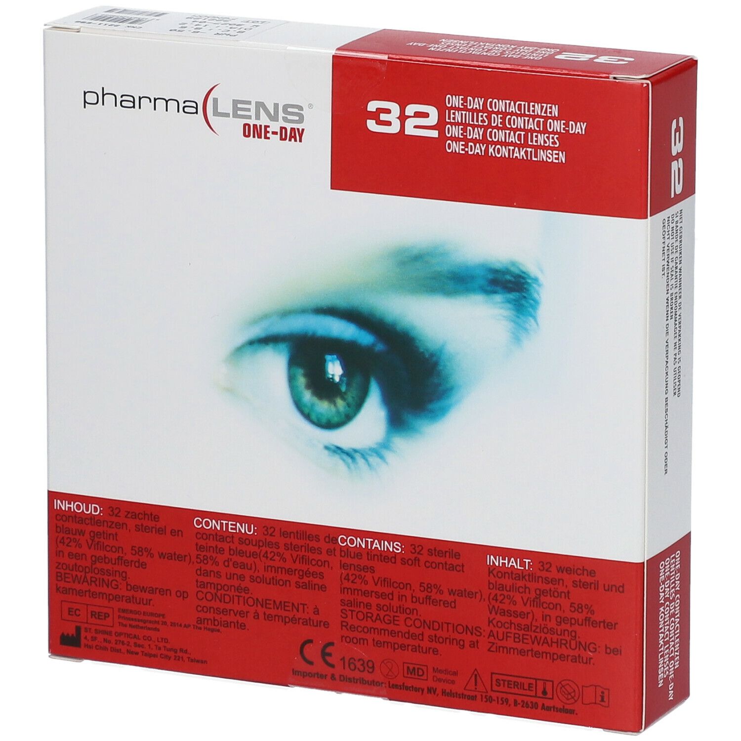 pharmaLENS® ONE-DAY Lentilles -6.50