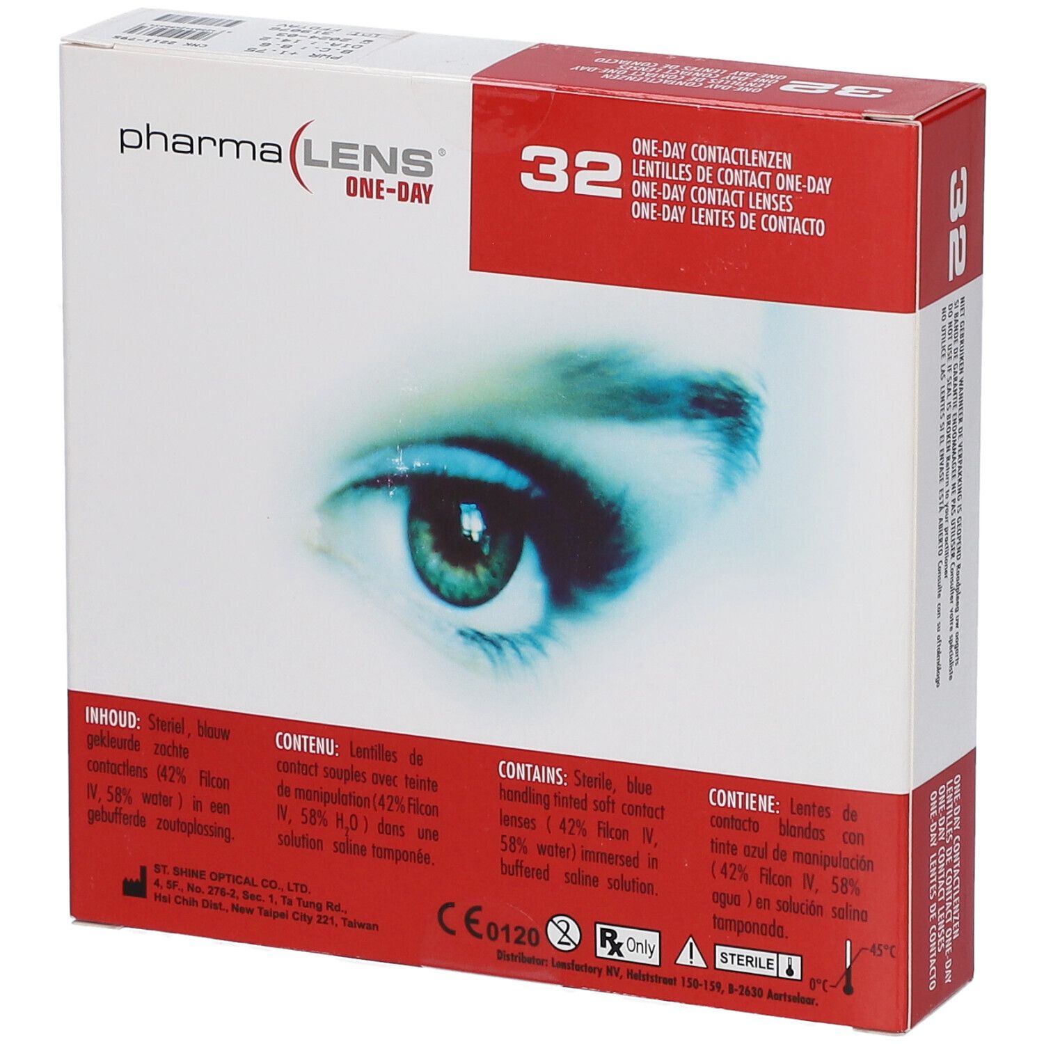 pharmaLENS® One-day Kontaktlinsen +1,75