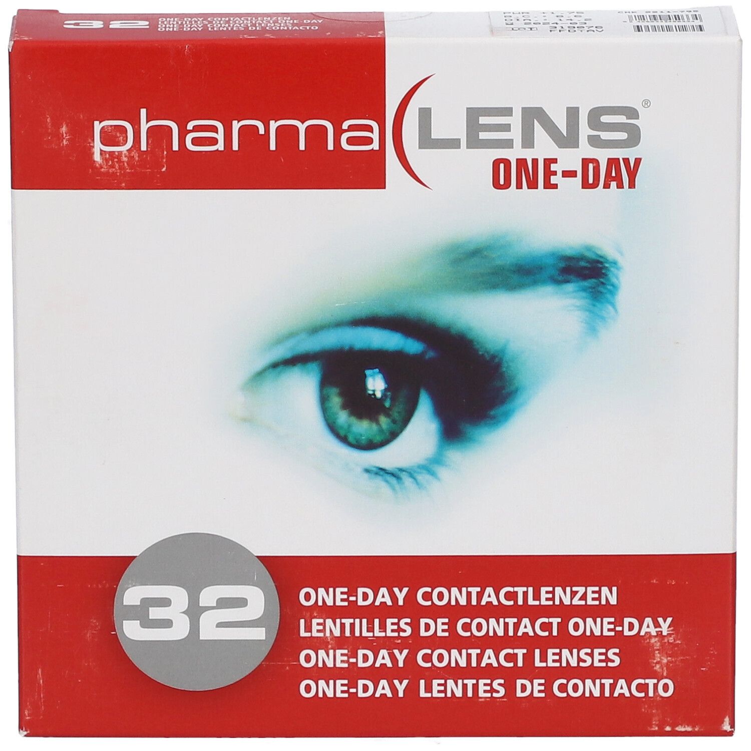 pharmaLENS® One-day Kontaktlinsen +1,75