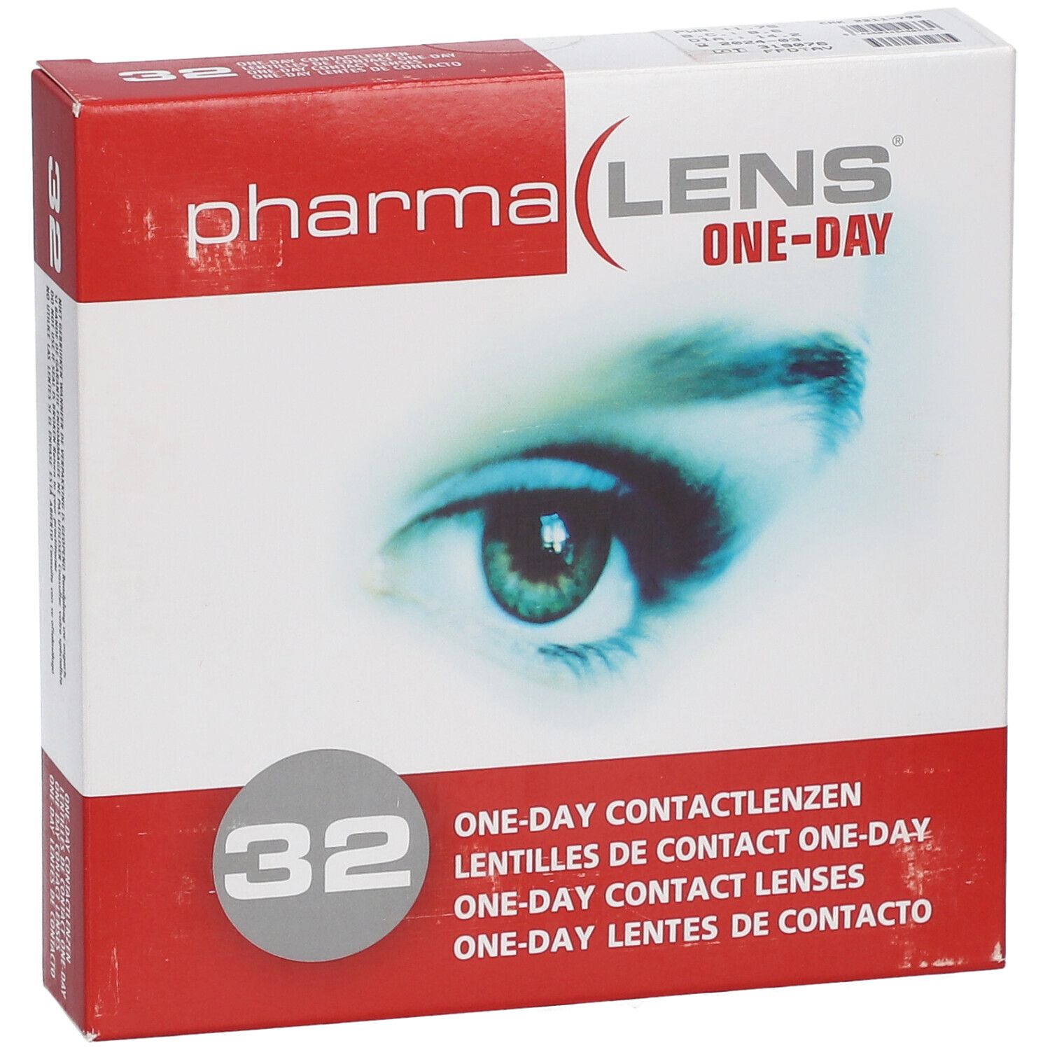 pharmaLENS® One-day Kontaktlinsen +1,75