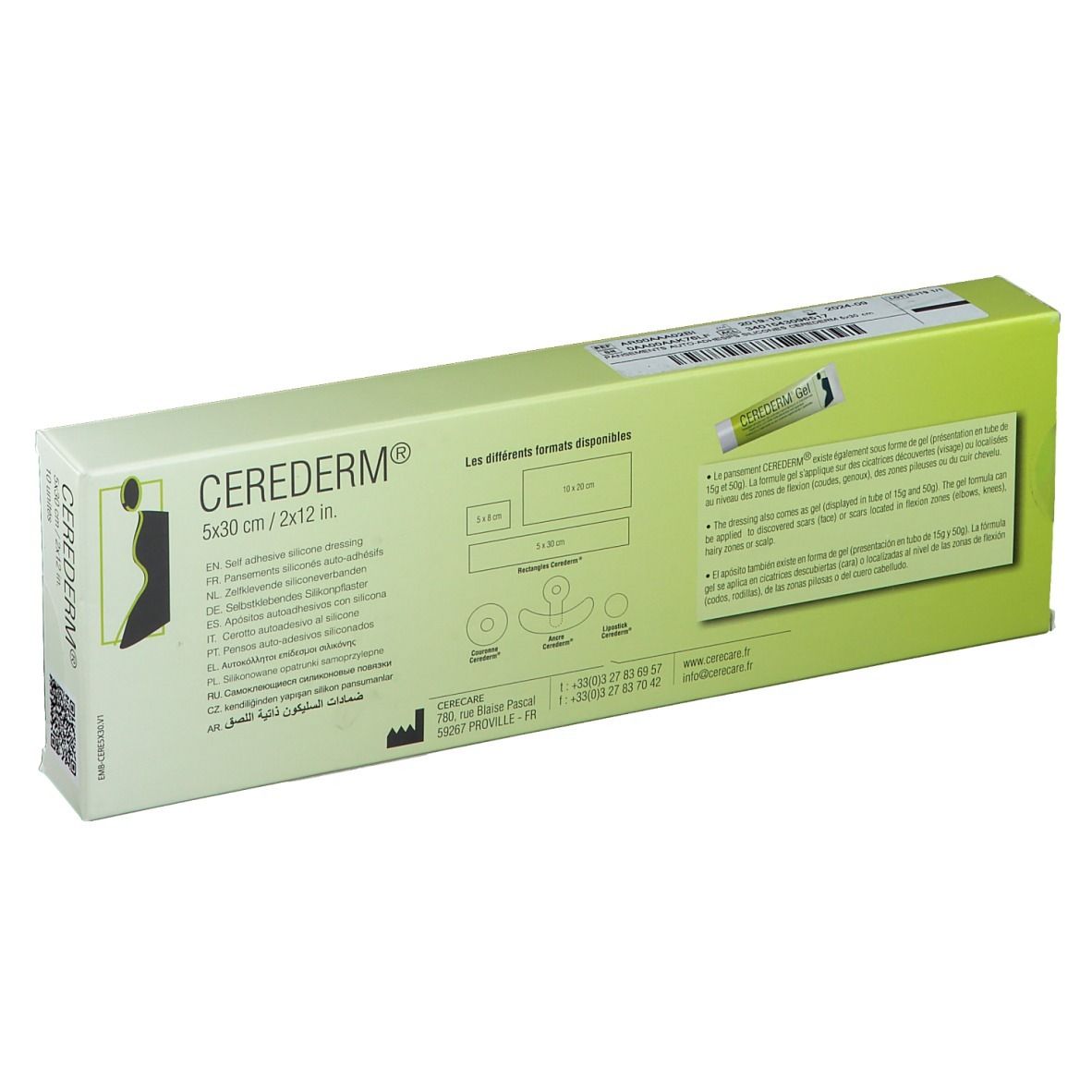 CEREDERM® Rectangle 5 cm x 30 cm