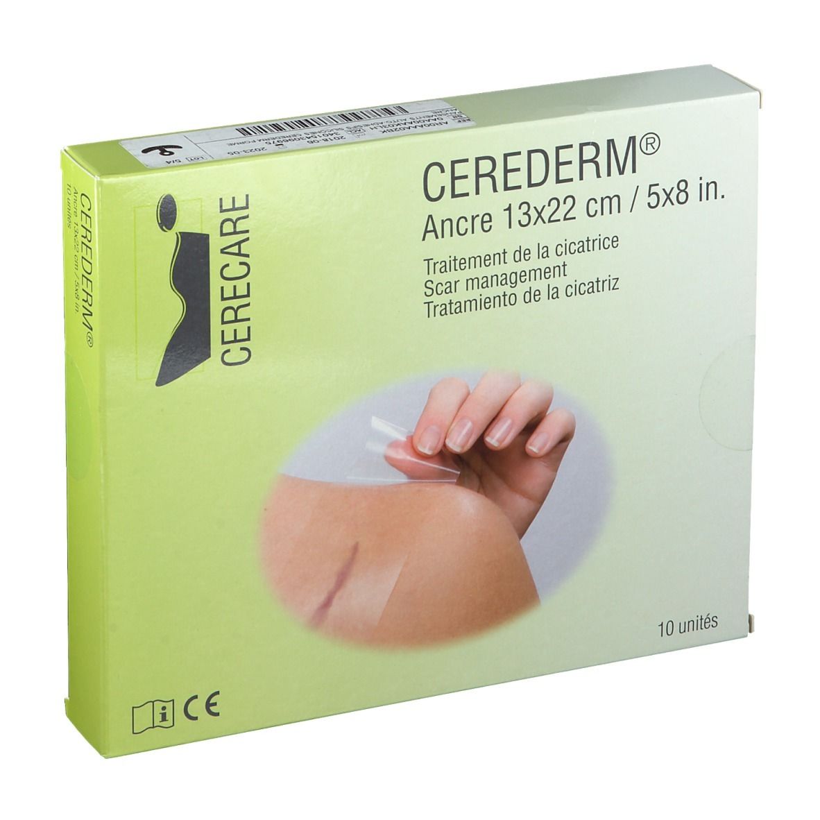 Cerederm® Ancre Pansements siliconés adhésifs 13 cm x 22 cm 10 pc(s) -  Redcare Apotheke