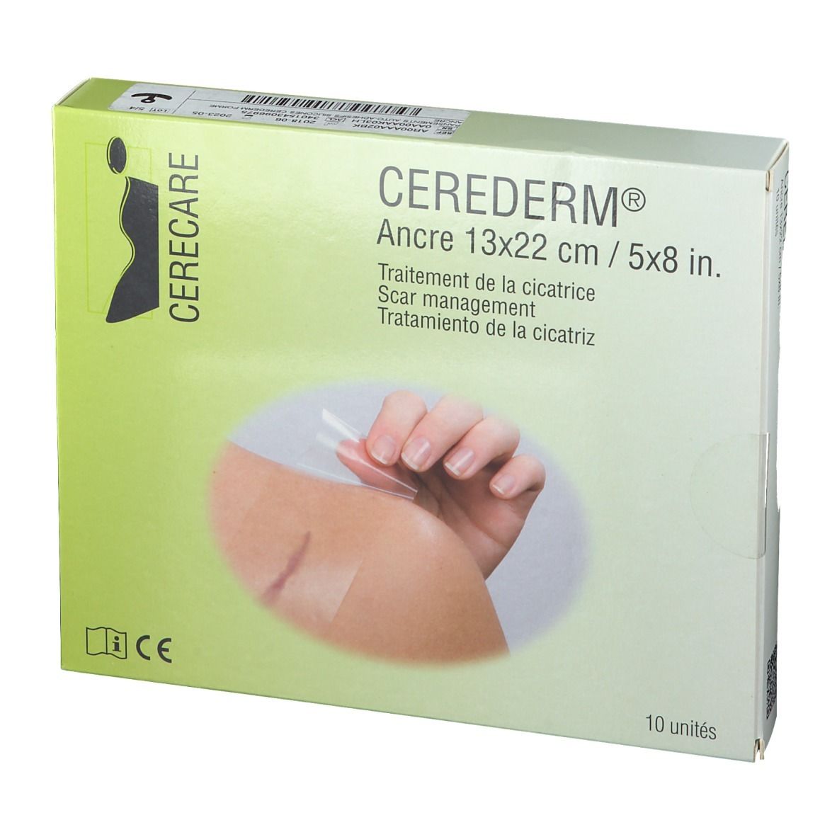 Cerederm® Ancre Pansements siliconés adhésifs 13 cm x 22 cm 10 pc(s) -  Redcare Apotheke