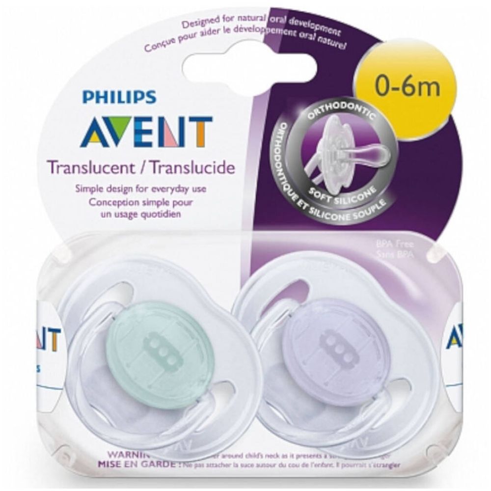 Avent Sucette Classique Silicone 0-6 Mois